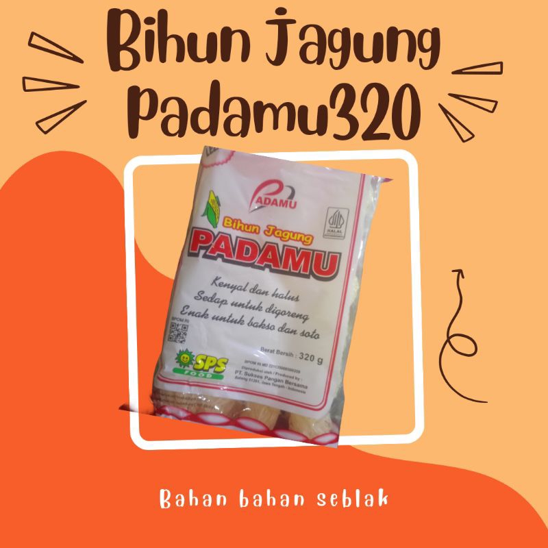 

bihun jagung padamu kemasan 320gr,bihun serbaguna