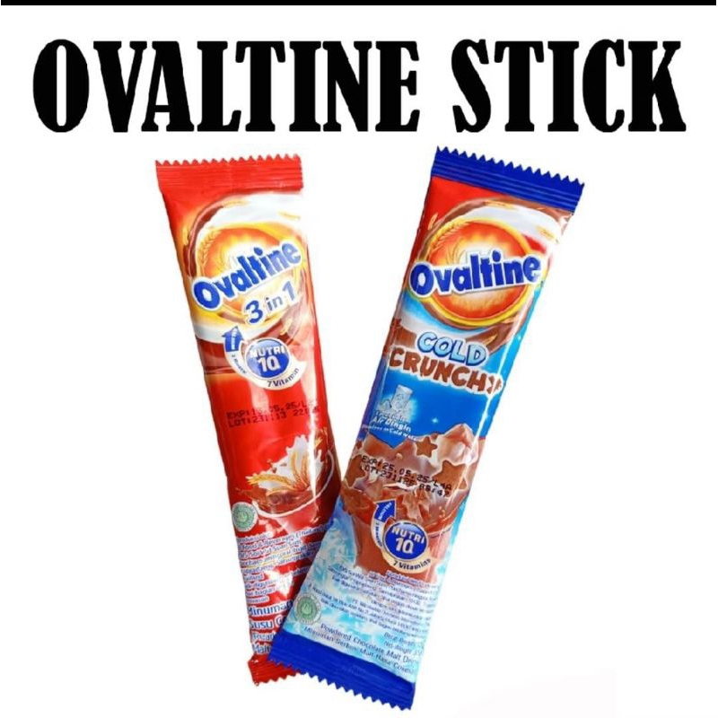 

5 SACHET OVALTINE STIK 3 IN 1 / COLD CRUNCHY 32 gr x 5 sachet