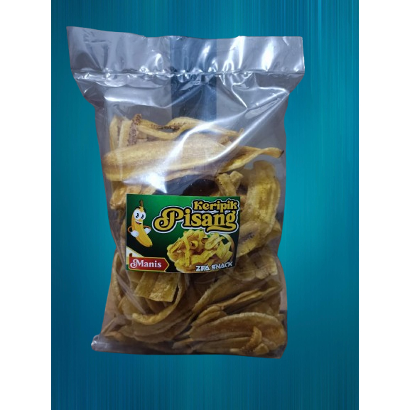 

Keripik Pisang Kepok Asli | Manis dan Gurih | Kemasan 250gram