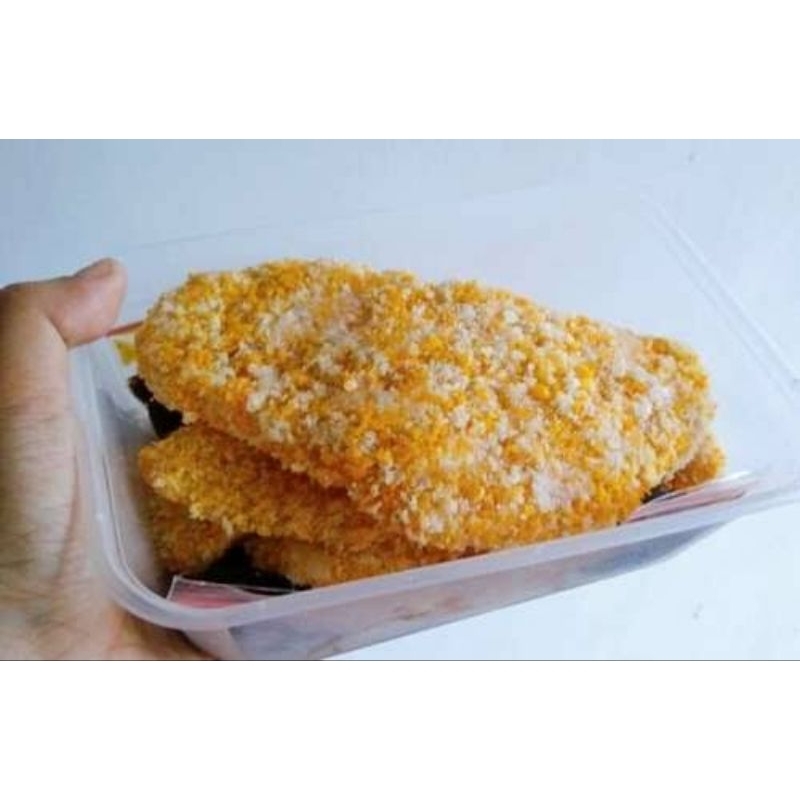 

Frozen chicken katsu cocok untuk menu satset bekal sekolah