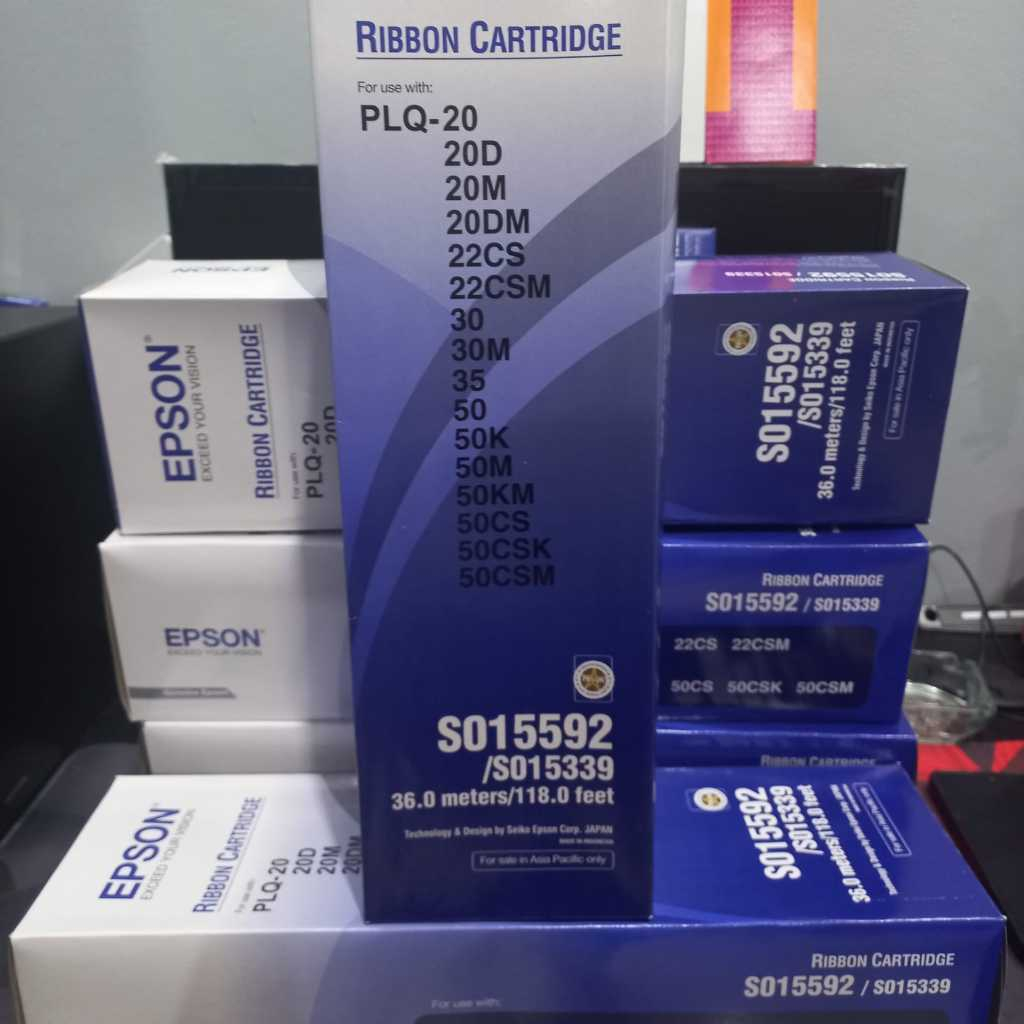 Pita Printer Epson PLQ-20/PLQ-30 isi 3pcs/Original
