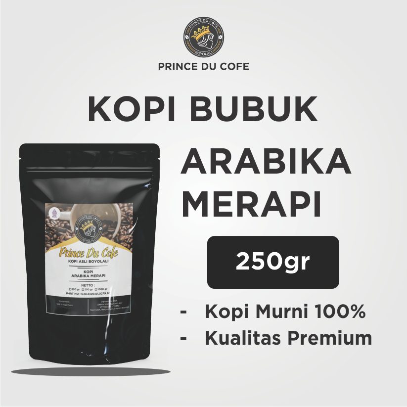

Kopi Arabika Merapi PDC 250 gr