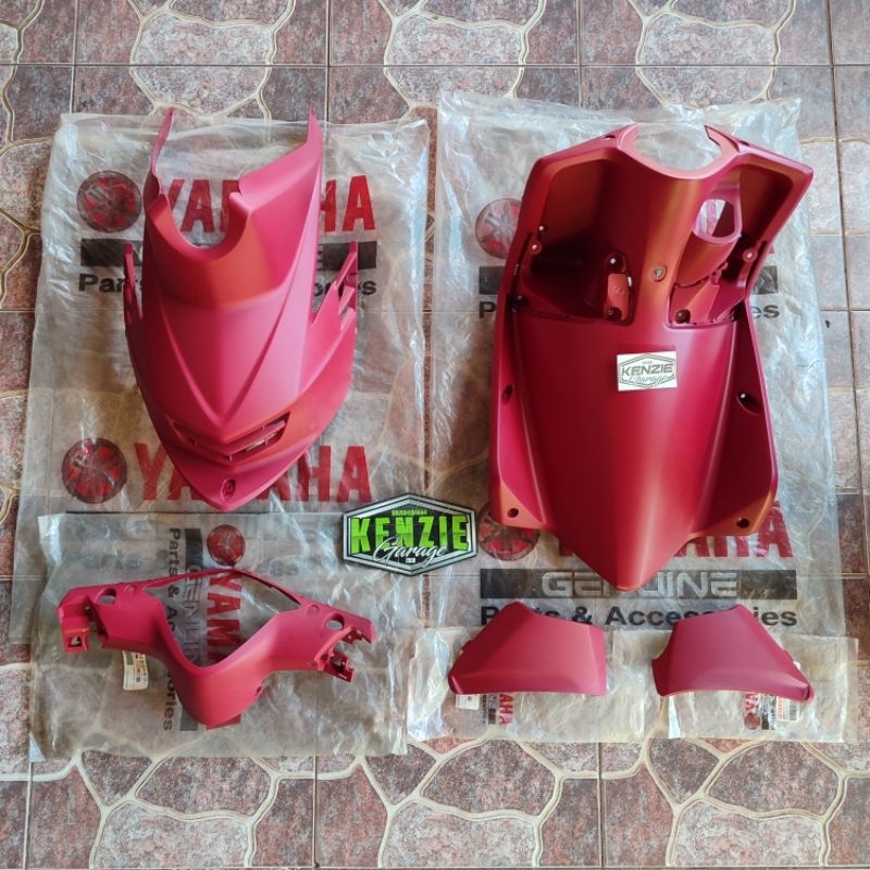Cover body dek kasar yamaha Mio Soul Merah 14D-10 Original YGP