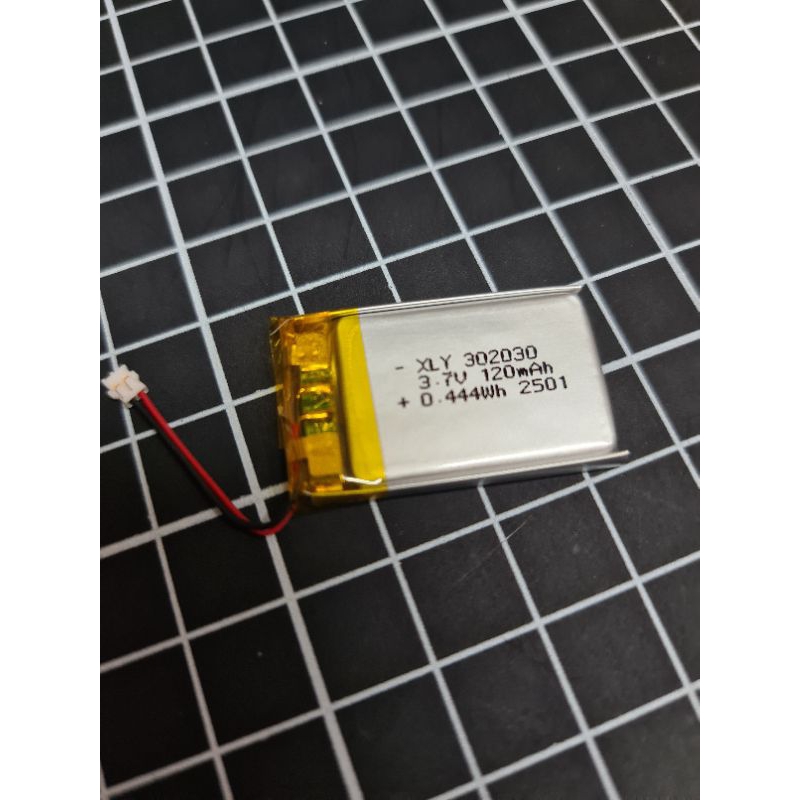 Baterai Lithium Polymer LiPo 3.7V 120mAh 302030