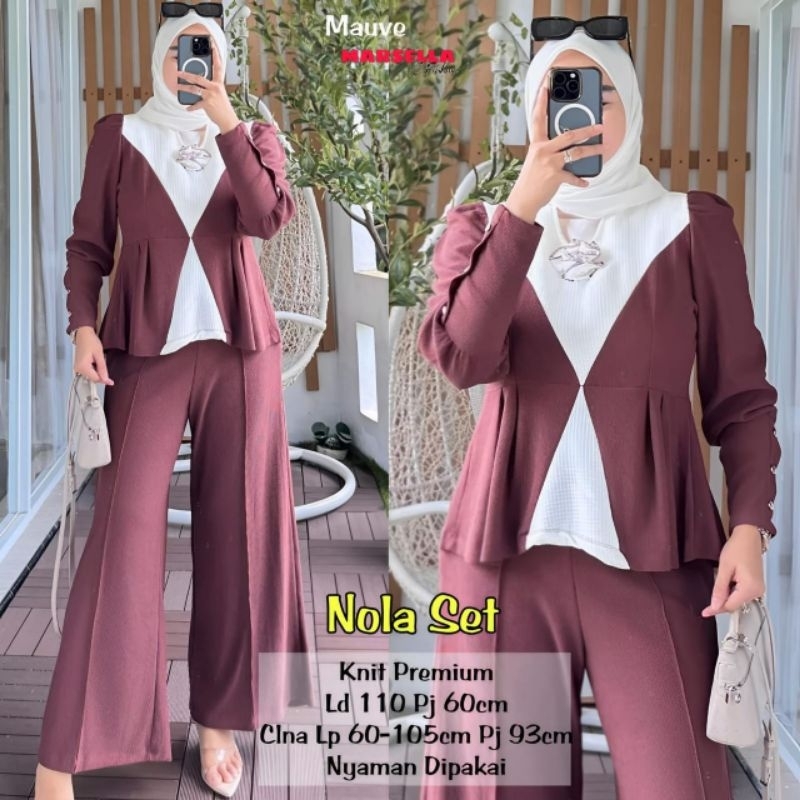 Nola set/Setelan wanita