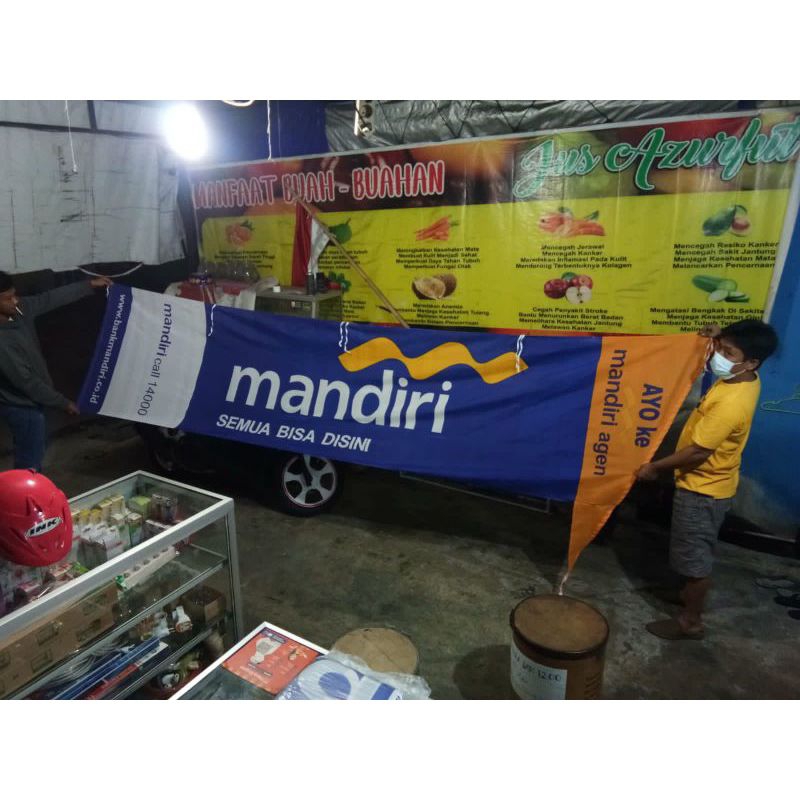 UMBUL UMBUL AGEN MANDIRI UKURAN : 60 X 300 CM