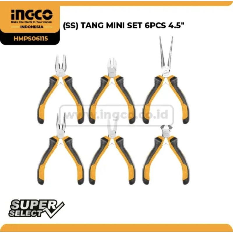 TANG MINI SET 6PCS 4.5" INGCO
