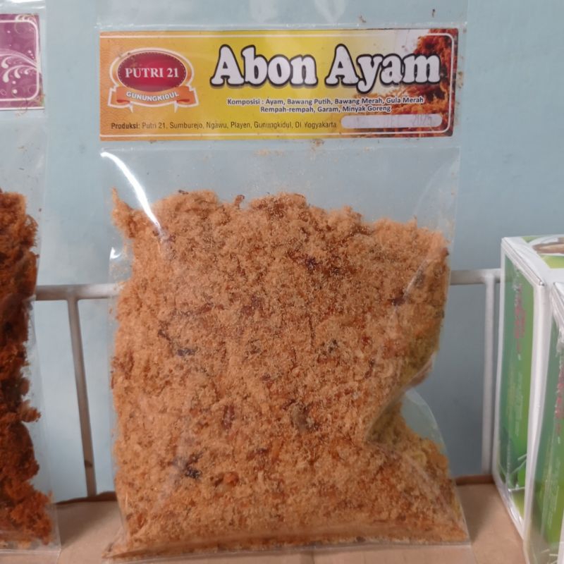 

Abon Ayam Instan Non Msg 100 gram