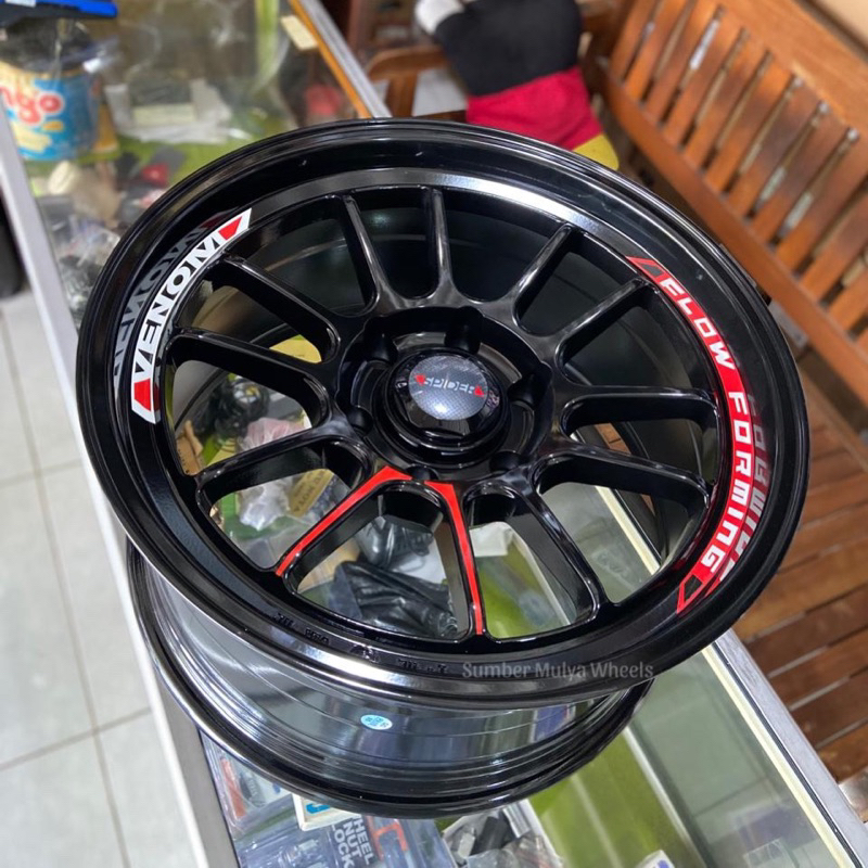 Velg R18 Venom / Buzz by jf luxury. sumber mulya wheels. toko velg ban mobil Semarang