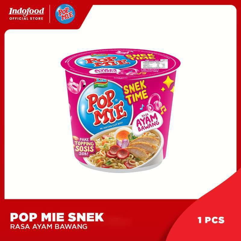 

POP MIE INSTANT MINI KUAH SNEK TIME RASA AYAM BAWANG SATUAN