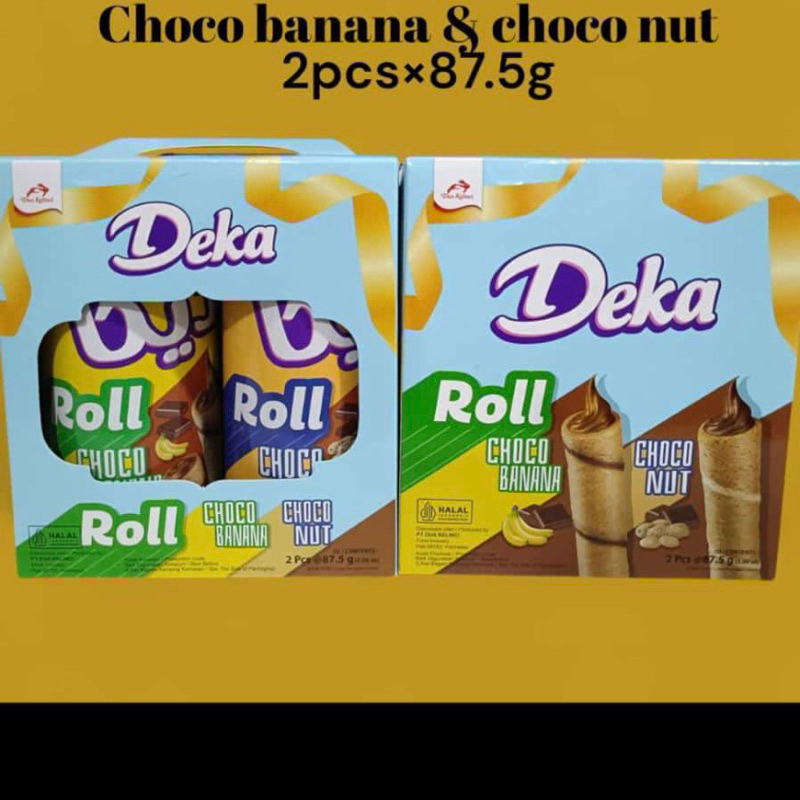 

Deka Wafer roll hampers parcel paket lebaran kaleng 2 x 87,5gr