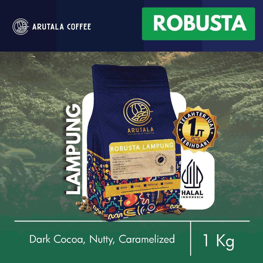 

ARUTALA Kopi Lampung Robusta Coffee 1KG