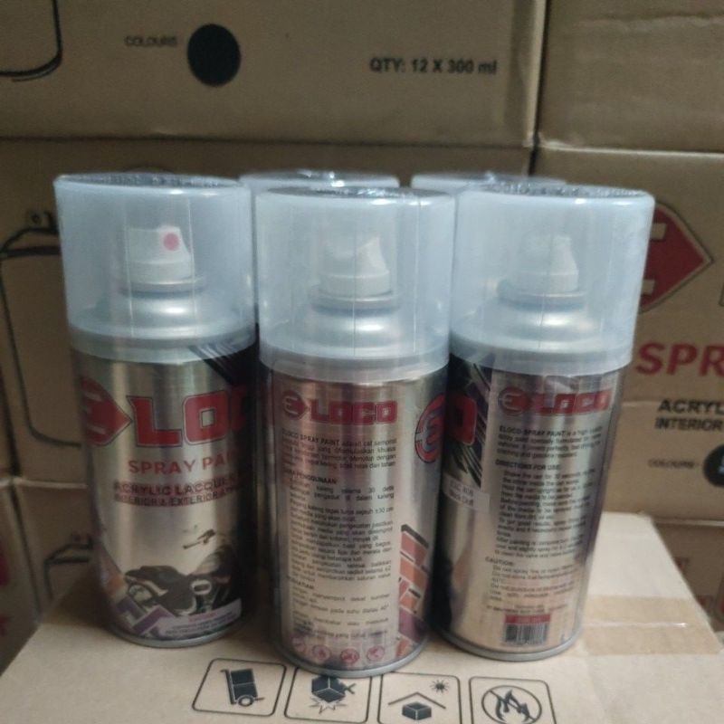 

Spray Paint Black Doff 300ml / cat semprot eloco 300ml