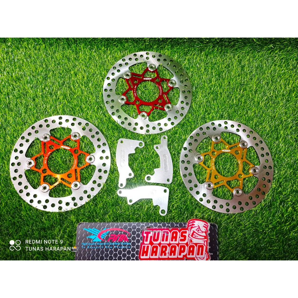 PIRINGAN CAKRAM PSM BEAT; SCOOPY; VARIO BULAT + BREKET 220MM PSM TITAN
