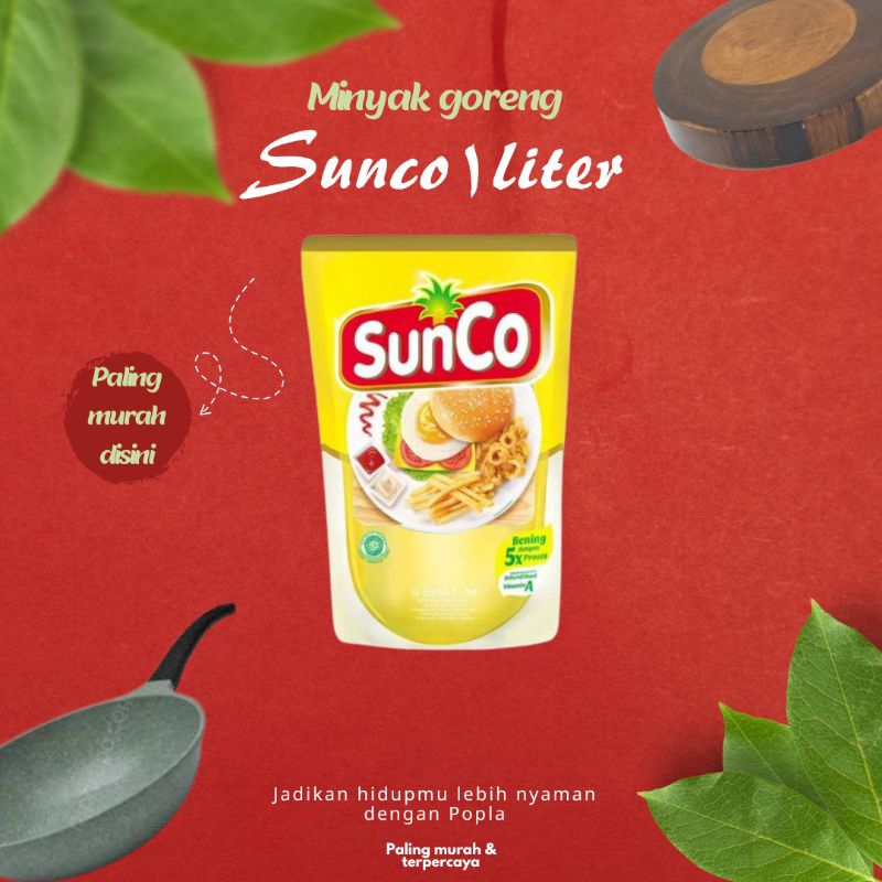 

minyak goreng sunco 1 liter pouch