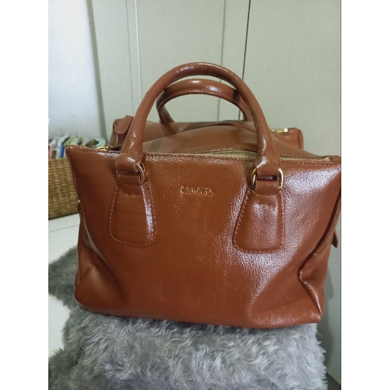 Tas lancetti caramel brown