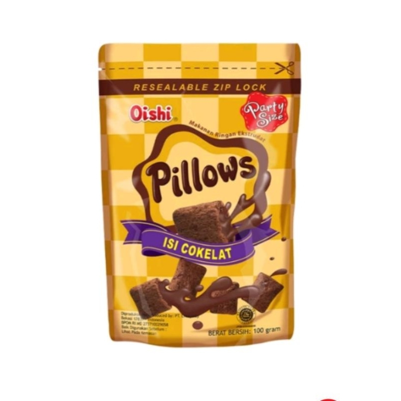 

Oishi pillows cokelat/ubi