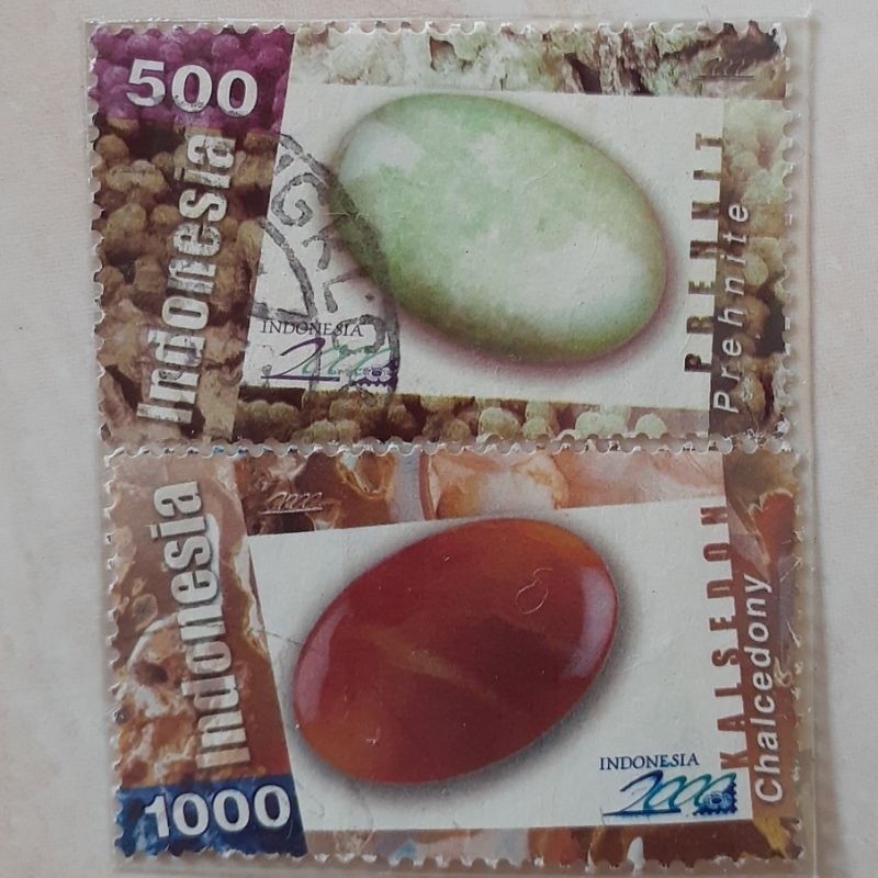 

Perangko Indonesia Batu Mulia Seri 4 Tahun 2000 set 2pcs