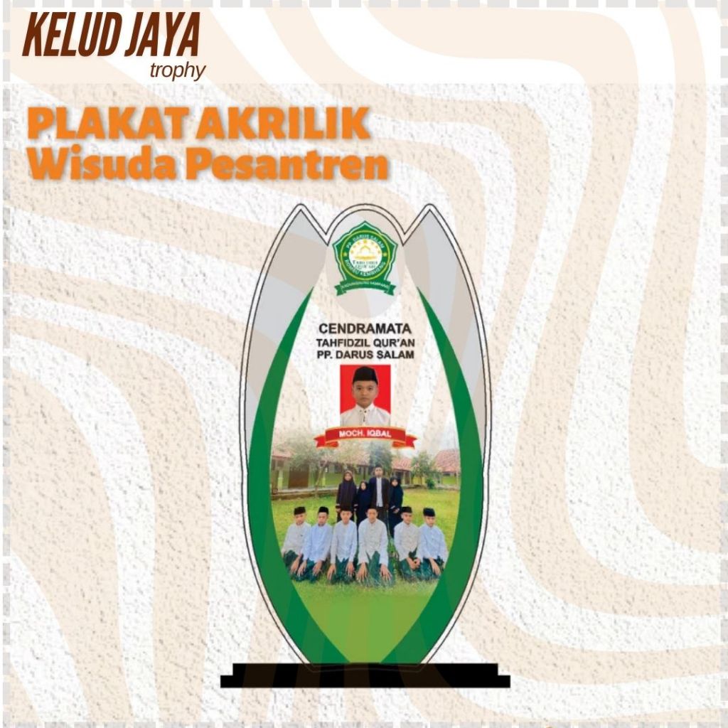Plakat Wisuda Pondok Pesantren Plakat Wisuda Madrasah Diniyah Plakat Wisuda PONPES Plakat Akhissunna
