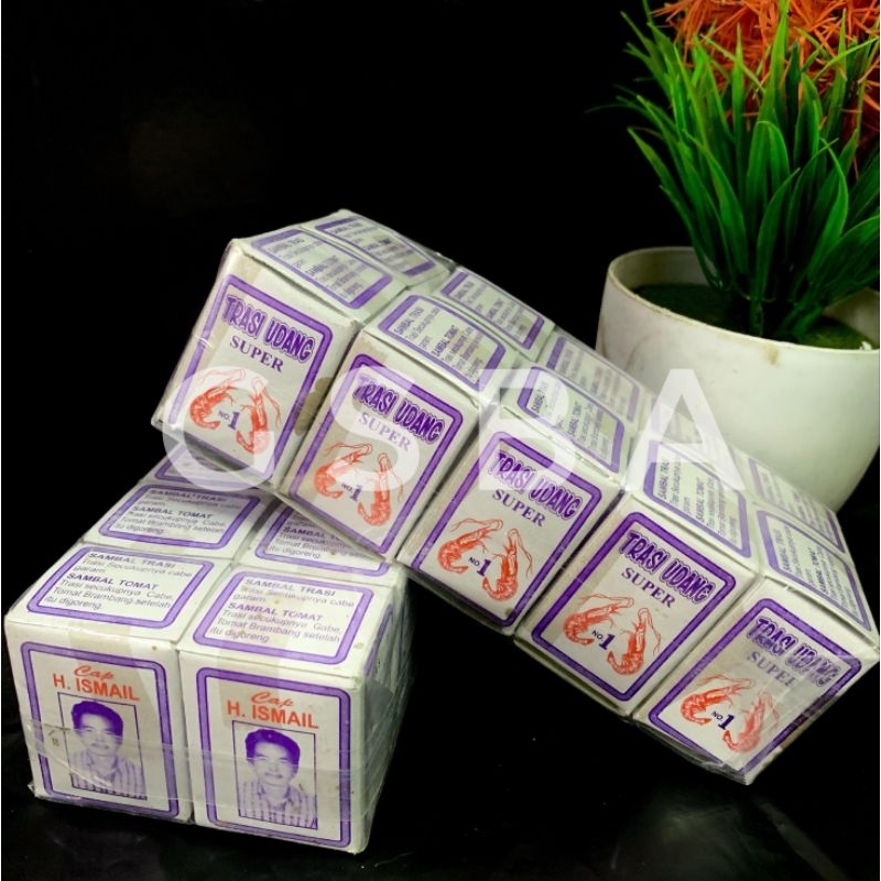 

TERASI UDANG SUPER H ISMAIL ASLI TUBAN 500 GRAM ISI 10