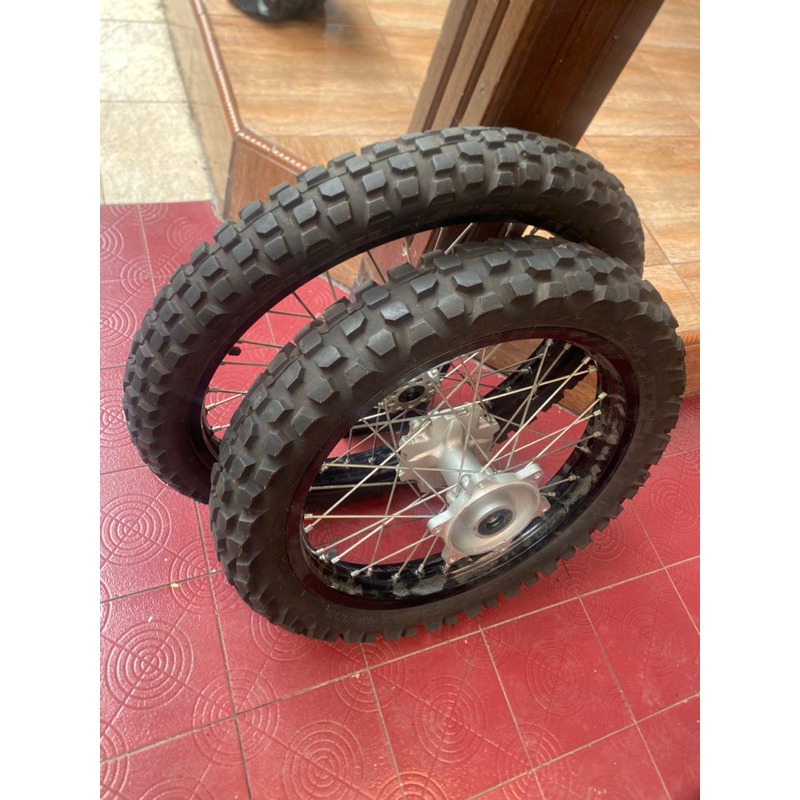 velg set depan belakang crf 150