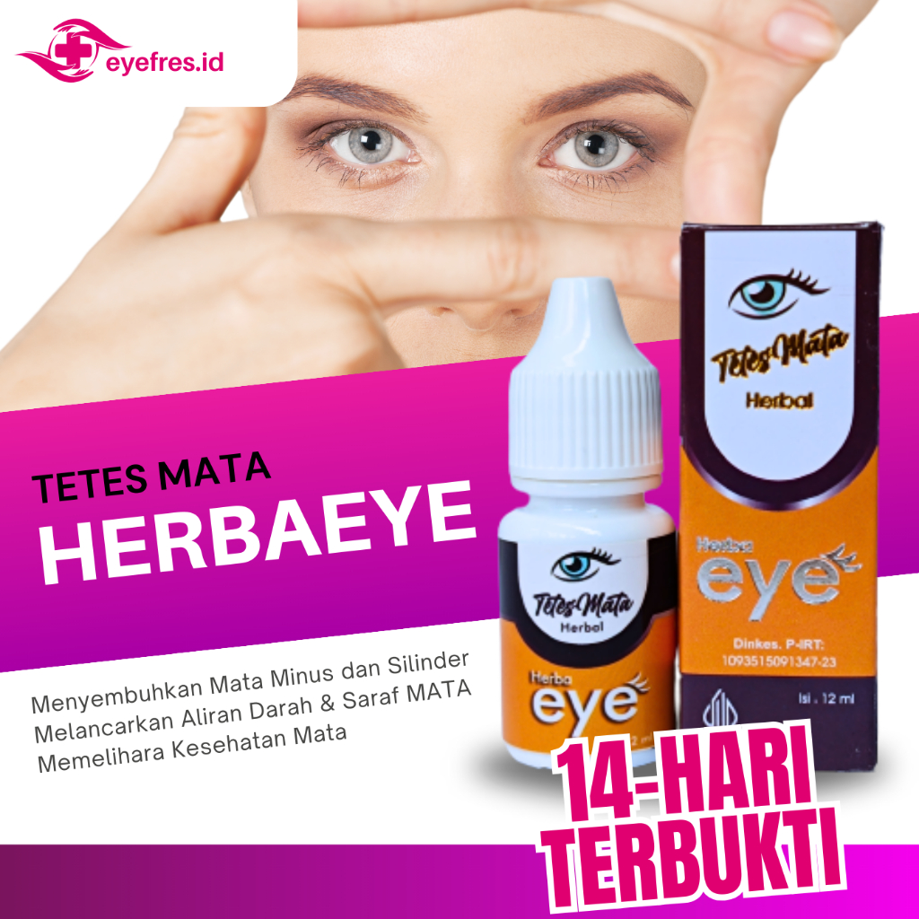 HERBAEYE - OBAT MATA MINUS PALING AMPUH OBAT TETES MATA KATARAK TETES MATA MINUS HERBAL AMPUH ORIGIN
