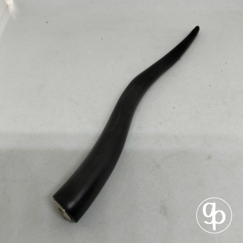 Pipa once / once cangklong / pipa rokok / padutan kayu kelor hitam model lenggok