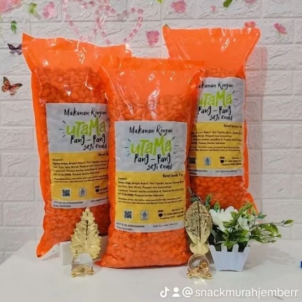 

Pang-pang kecil 3kg, makanan ringan manis, legit, gurih
