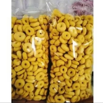

Alen -alen kuning/krupuk cincin kemasan 250gr
