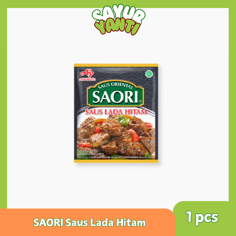 

Saus Oriental SAORI Lada Hitam - Sayur Yanti