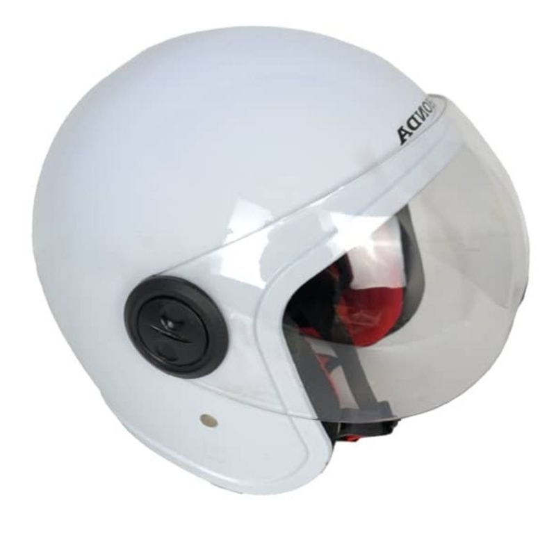 Helm Honda Scoopy New TRX-S - PUTIH Original Retro Pilot