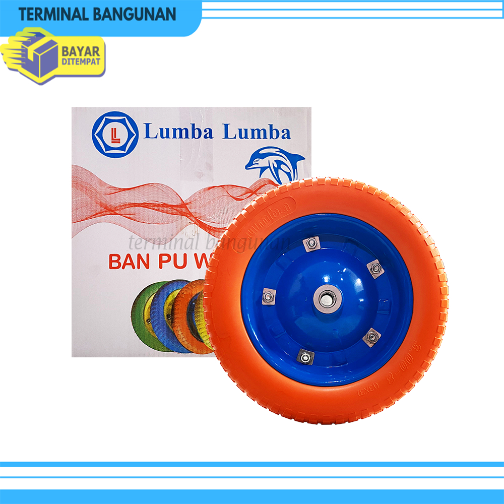 Roda Gerobak Mati Roda Mati Karet Pu Warna Lumba'' Roda Gerobak Sorong