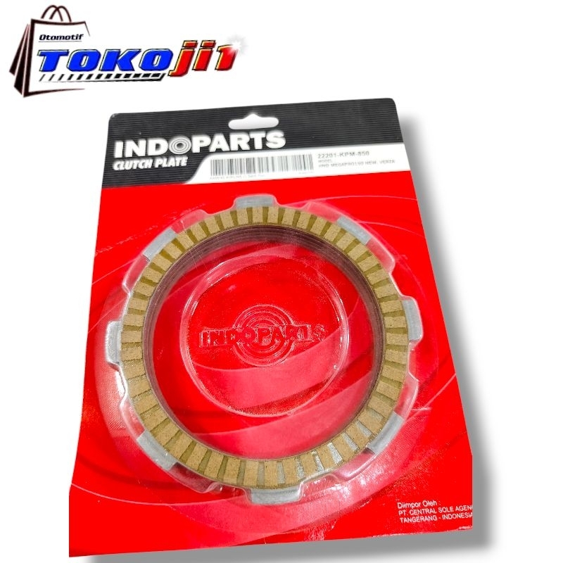 KAMPAS KOPLING SET HONDA MEGAPRO NEW VERZA ORIGINAL INDOPARTS 22201-KPM-850