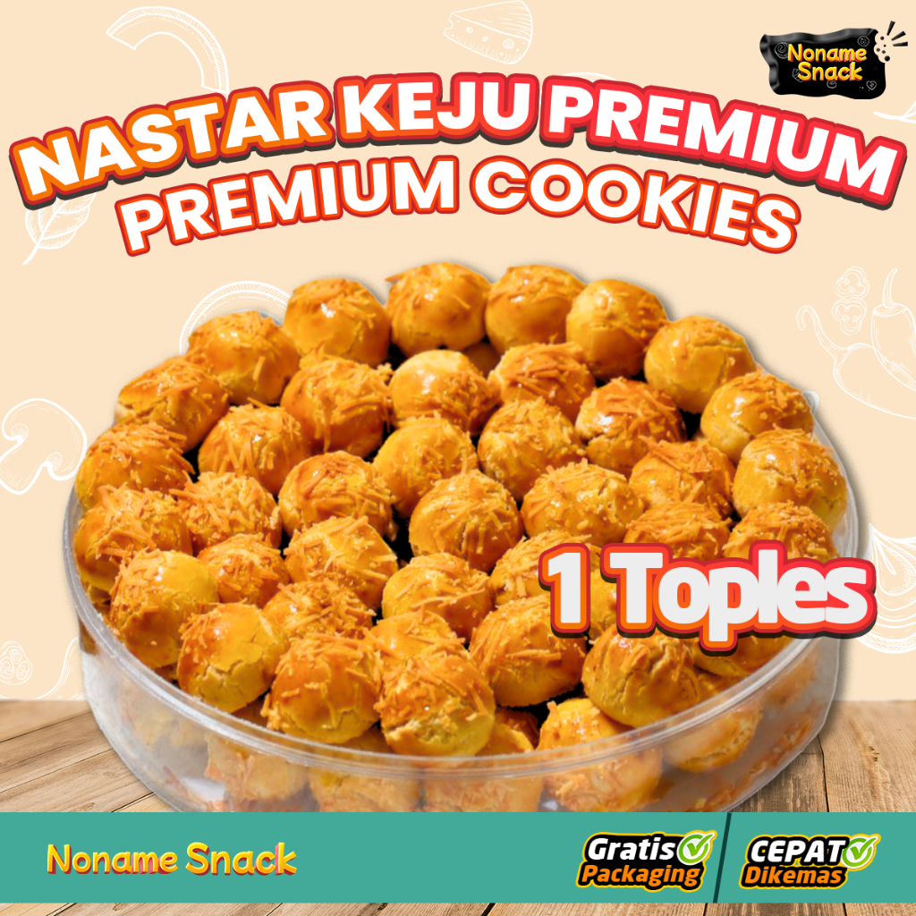 

Noname Snack- Kue Lebaran Nastar Keju Premium Cookies