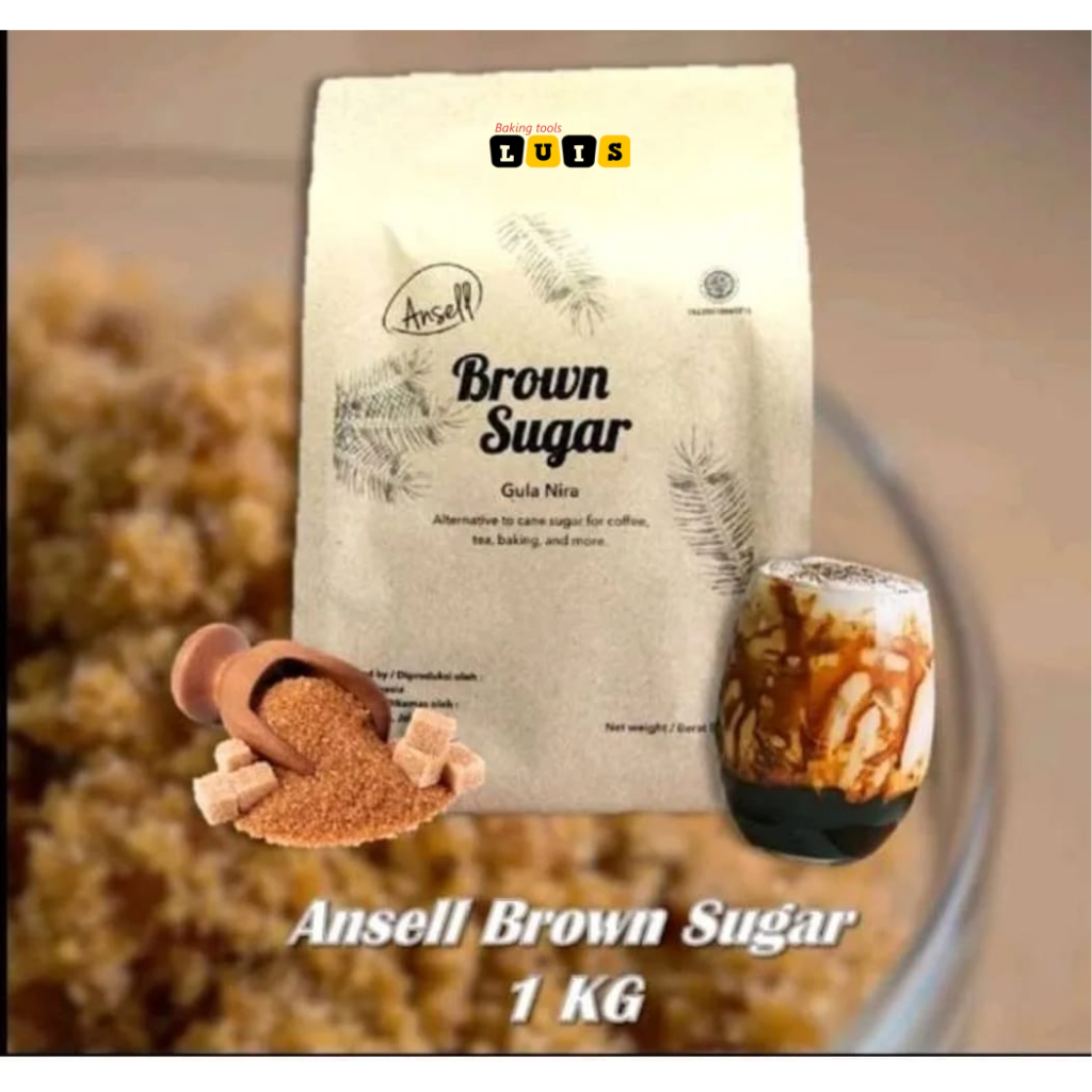 Gula Merah Bubuk Ansell Brown Sugar 1kg