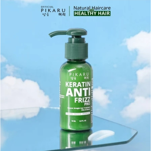 PIKARU  KERATIN 75 ML - Treatment Keratin Rambut Anti Frizz FREE SARUNG TANGAN