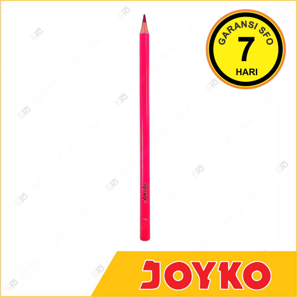 

Pensil Warna Joyko Satuan - 7 Pink - SFO Semarang Official