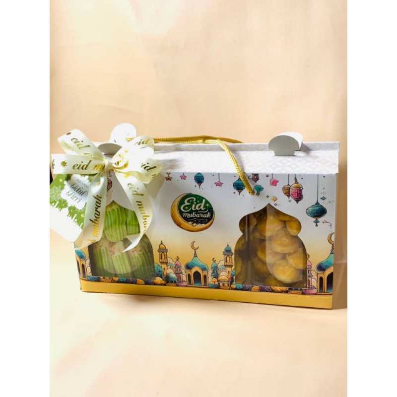 

Kue Lebaran Hampers Box Isi 3 Toples ukuran 750 ml By TripleL cookies