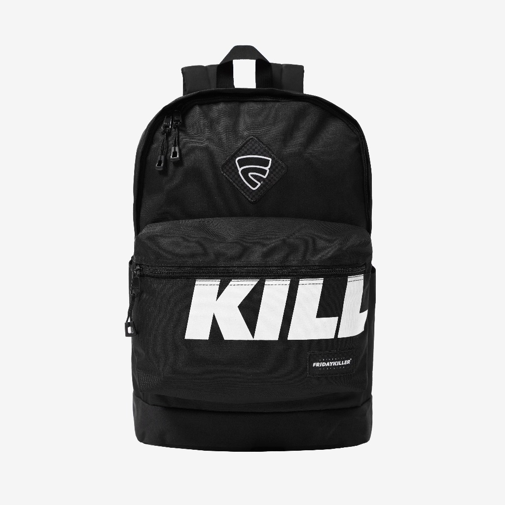 TAS PUNGGUNG RANSEL BACKPACK UNISEX HITAM FRIDAY KILLER | ONADO BP BLACK
