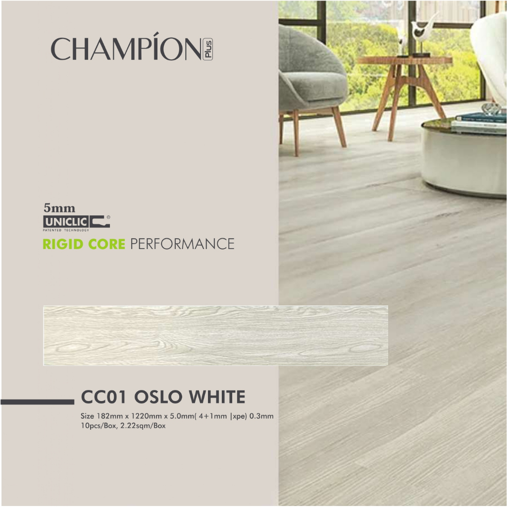 Lantai Kayu SPC tebal 5mm/SPC Lantai motif kayu include foam perbox