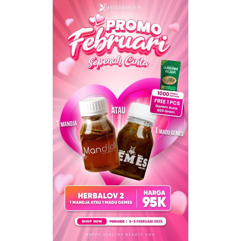 

PROMO FEBRUARI SEPENUH CINTA❤ HERBALOV 2