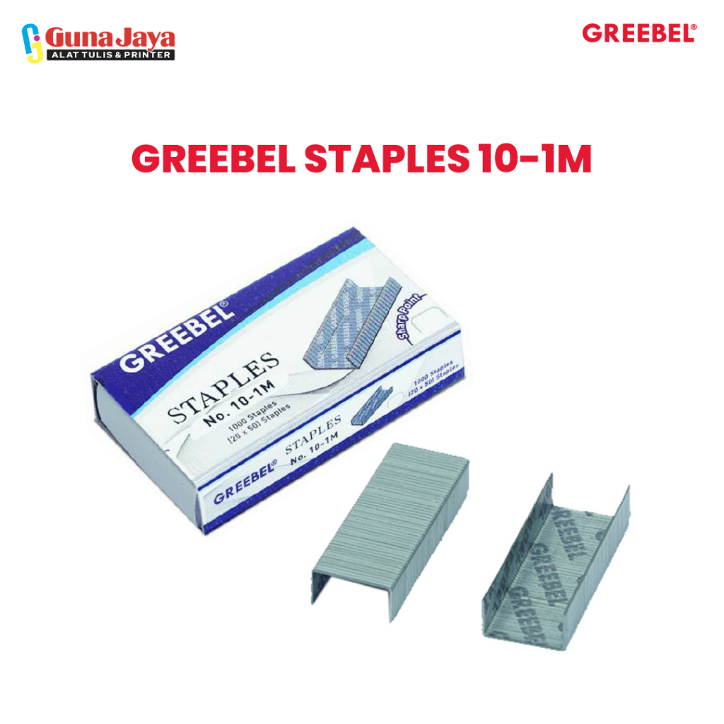 

GREEBEL STAPLES 10-1M / Isi Staples / Isi Jepretan / Refill Staples