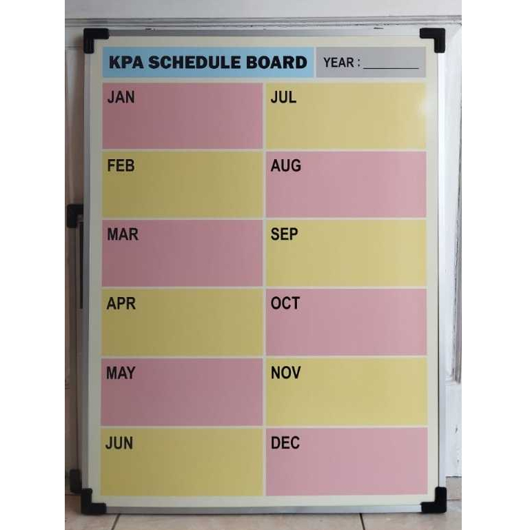 

CUSTOM Design Schedule Board | Papan Tulis Jadwal | Papan Tulis Data | Papan Tulis Magnetic