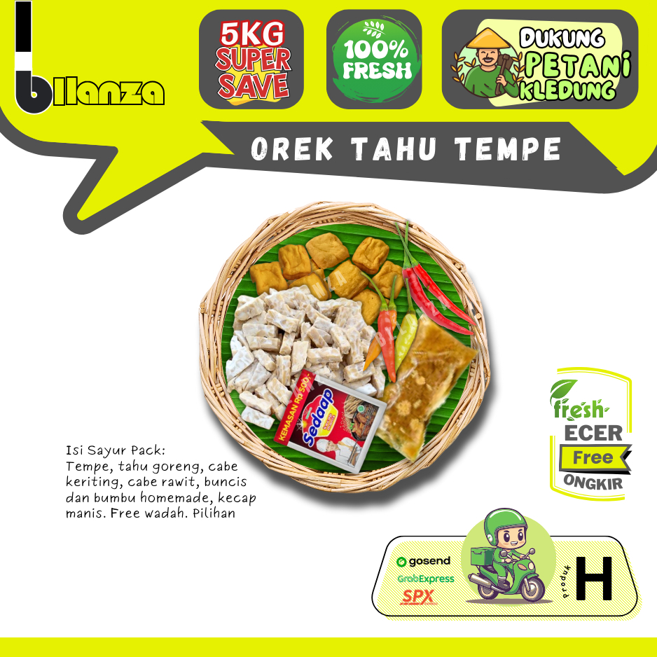 

Bllanza | Oreg Tahu Tempe — Sayur Pack — Sahabat Makan Sayur ECER (H)