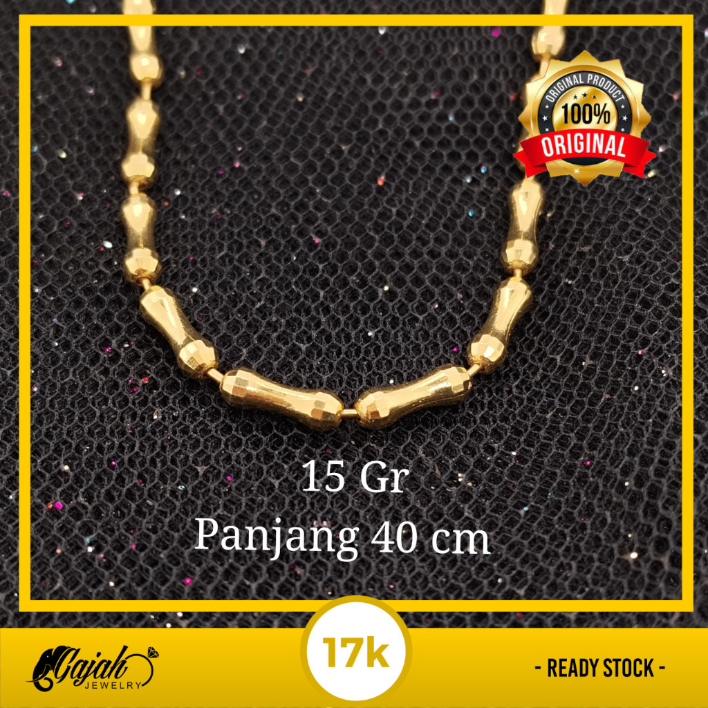 Kalung Emas 17K -  15 Gram  7148
