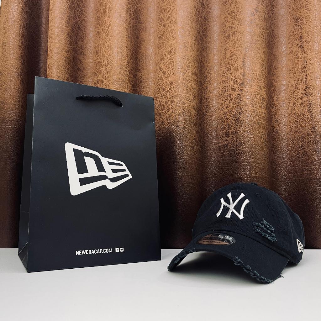 New Era - Topi Baseball Pria NY Damage Sobek Logo Besi Full Tag Bahan Tebal Bisa COD Free Paper Bag