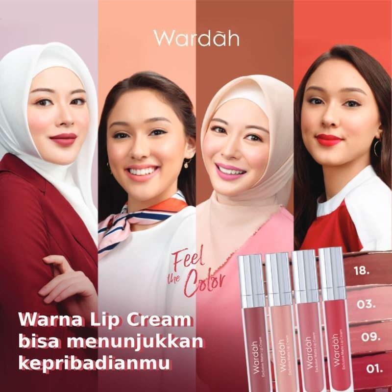 WARDAH Exclusive Matte Lip Cream - Lipstik Wardah