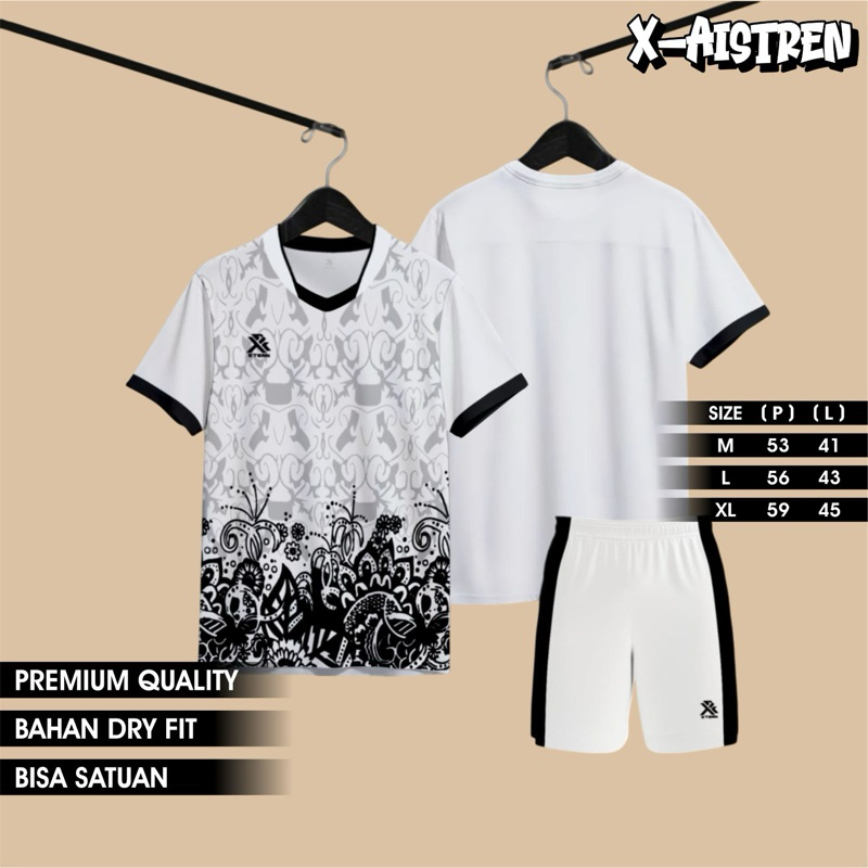 Setelan Baju Bola Futsal Anak Laki Laki Usia 5-15 Tahun Jersey Futsal Anak SD Baju Olahrga Anak