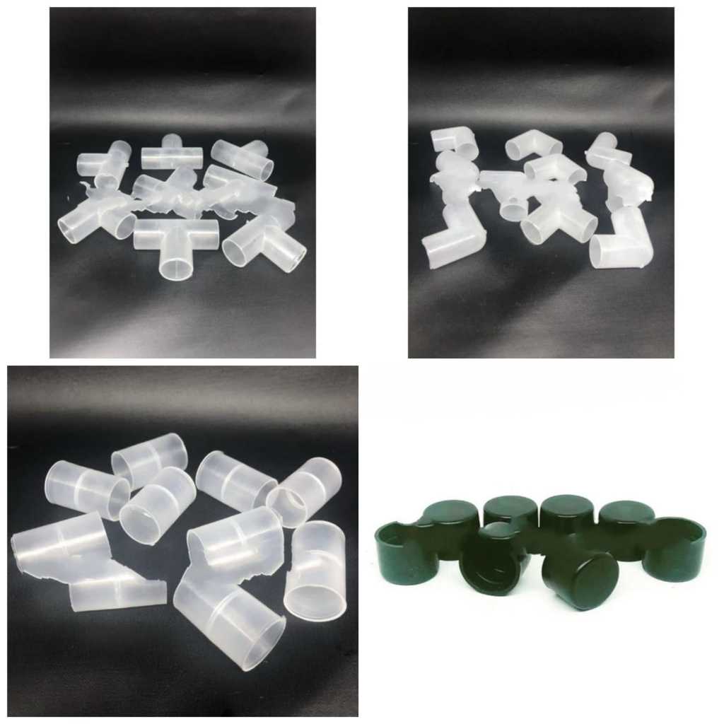 Sambungan Pipa 5/8 T Y I Tutup Pipa Aquarium Keni Knee Konektor Filter Air Aquascape Kolam Ikan Hias