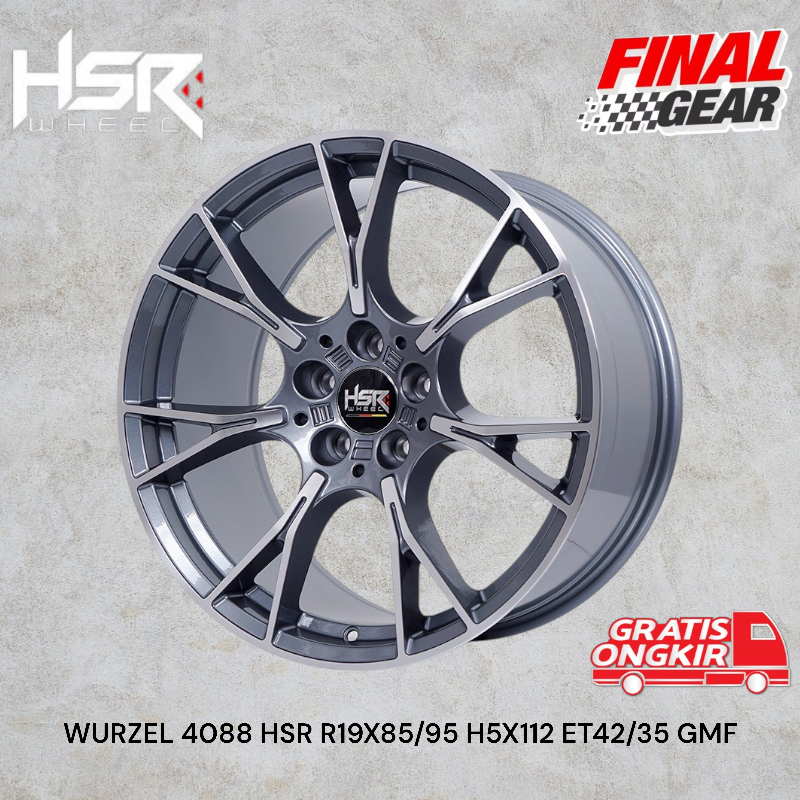 VELG MOBIL R19 DISKON HSR WURZEL R19 5X112 ,BUKAN ENKEI